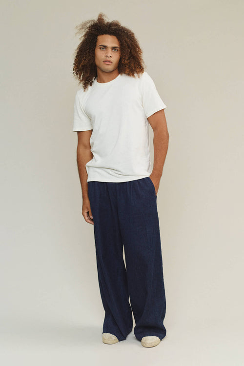 Disco Denim Pant | Jungmaven Hemp Clothing & Accessories / model_desc: Davon is 6’0” wearing M