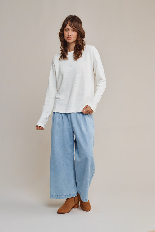 Breton Long Sleeve Tee | Jungmaven Hemp Clothing & Accessories / Color: