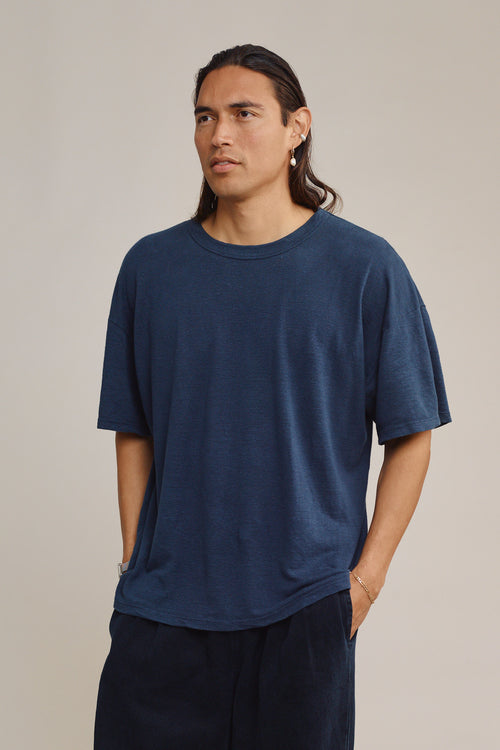 Buckeye 100% Everyday Hemp Tee | Jungmaven Hemp Clothing & Accessories / model_desc: Fabian is 6’0” wearing L