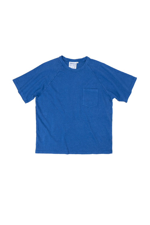 Boulder Raglan Pocket Tee | Jungmaven Hemp Clothing & Accessories / Color: Deep Indigo