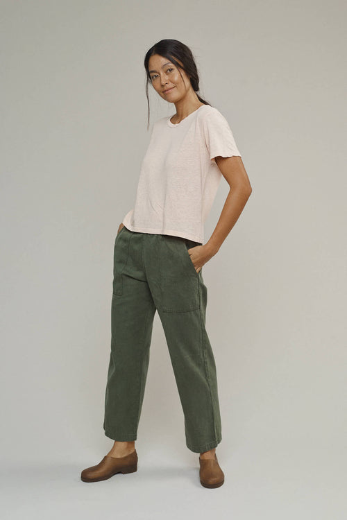 Ocean Pant | Jungmaven Hemp Clothing & Accessories / model_desc: Tamiko is 5’8” wearing XS
