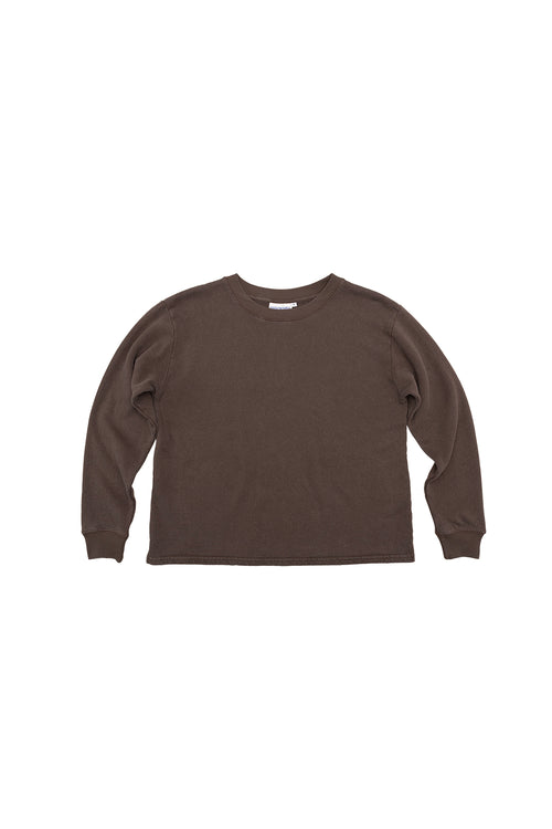 Campfire Fleece Sweatshirt | Jungmaven Hemp Clothing & Accessories / Color: Coffee Bean