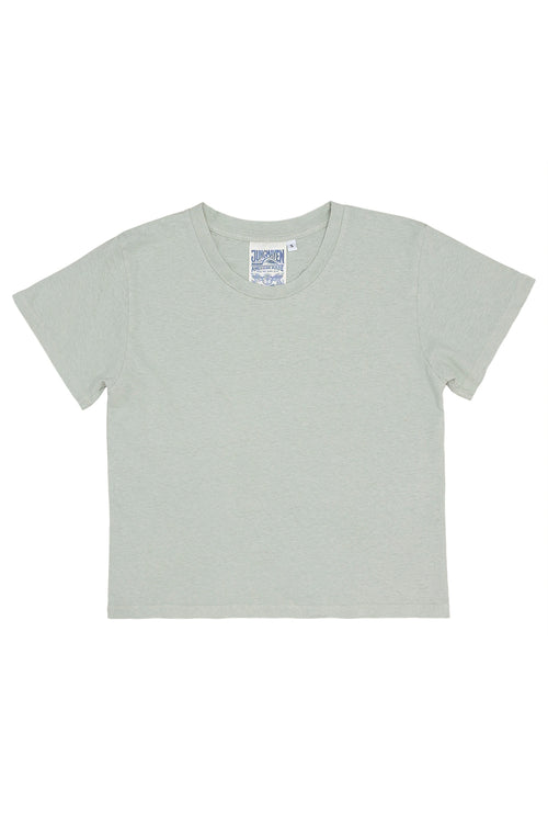 Cropped Lorel Tee | Jungmaven Hemp Clothing & Accessories / Color: Stormy Green