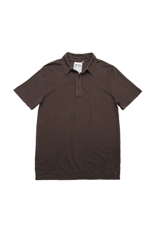 Fields Polo | Jungmaven Hemp Clothing & Accessories / Color: Coffee Bean