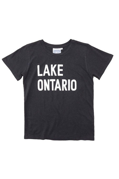 Lake Ontario Lorel Tee | Jungmaven Hemp Clothing & Accessories / Color: Black