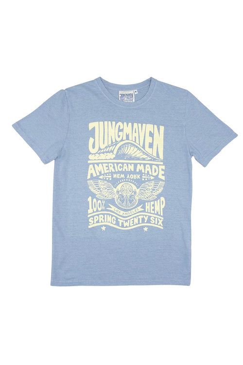 Pop Up Baja Tee | Jungmaven Hemp Clothing & Accessories / Color: Rain Washed