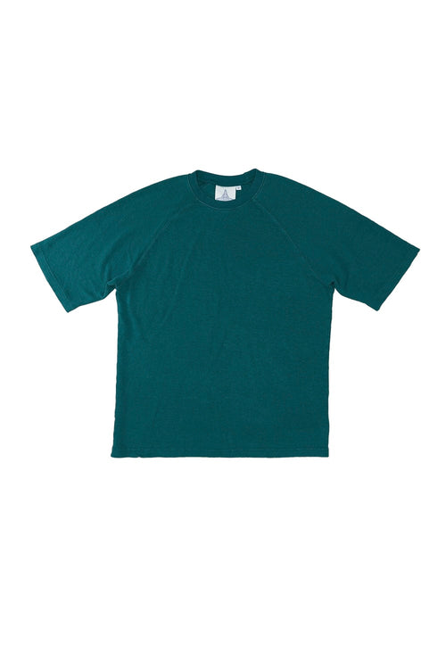 Woodstock Raglan Tee | Jungmaven Hemp Clothing & Accessories / Color: Deep Teal