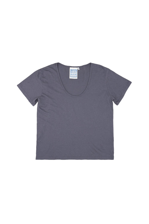 Zuma Scoop Neck Tee | Jungmaven Hemp Clothing & Accessories / Color: Diesel Gray