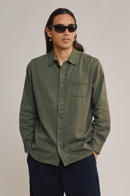 Alder Shirt | Jungmaven Hemp Clothing & Accessories / model_desc: Fabian is 6’0” wearing size L
