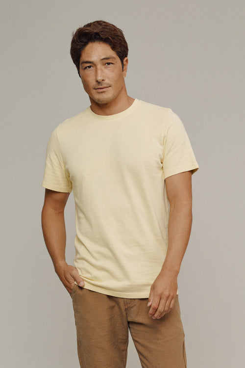 Baja Tee | Jungmaven Hemp Clothing & Accessories / model_desc: Jeff is 5’10” wearing M