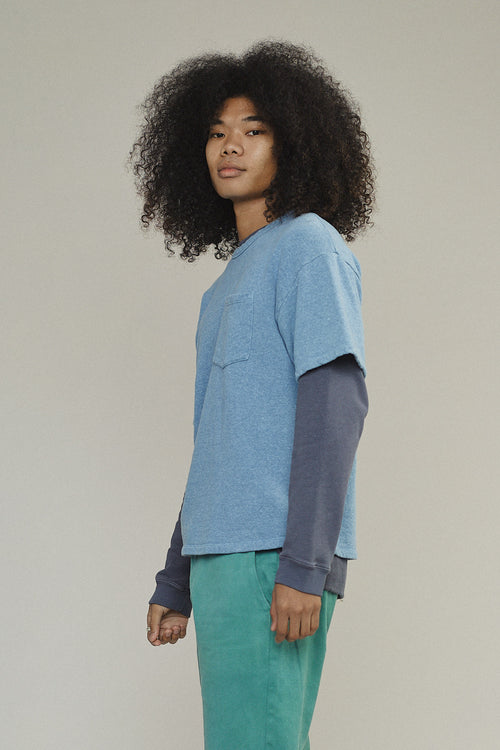 Heathered Baseline Pocket Fleece | Jungmaven Hemp Clothing & Accessories / Color: