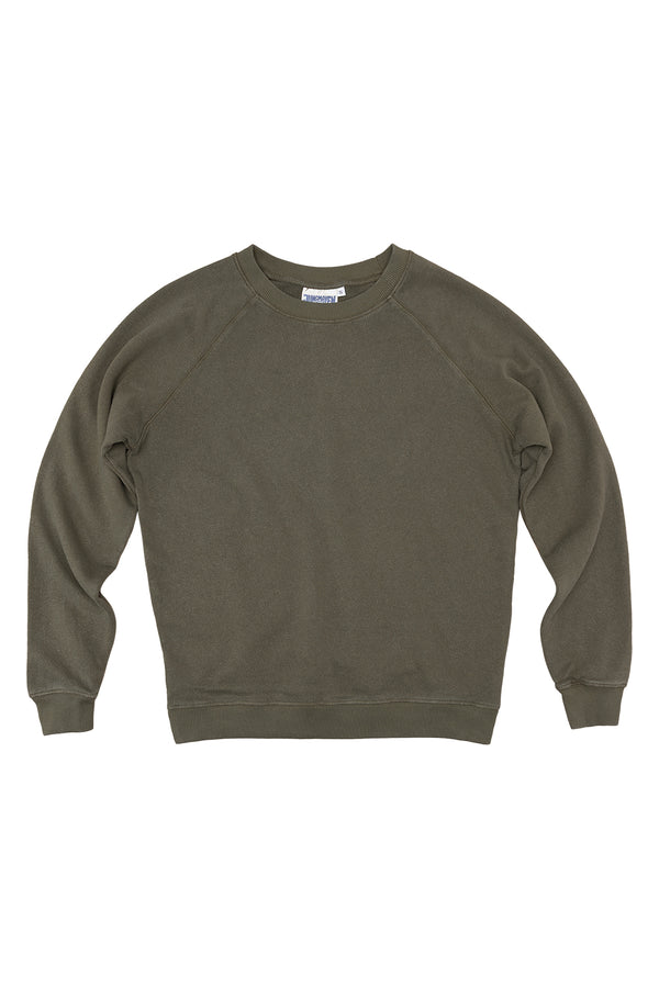 Bonfire Raglan Sweatshirt | Jungmaven Hemp Clothing & Accessories / Color: Olive Green