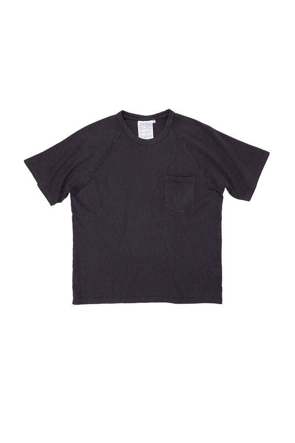 Boulder Raglan Pocket Tee | Jungmaven Hemp Clothing & Accessories / Color: Black