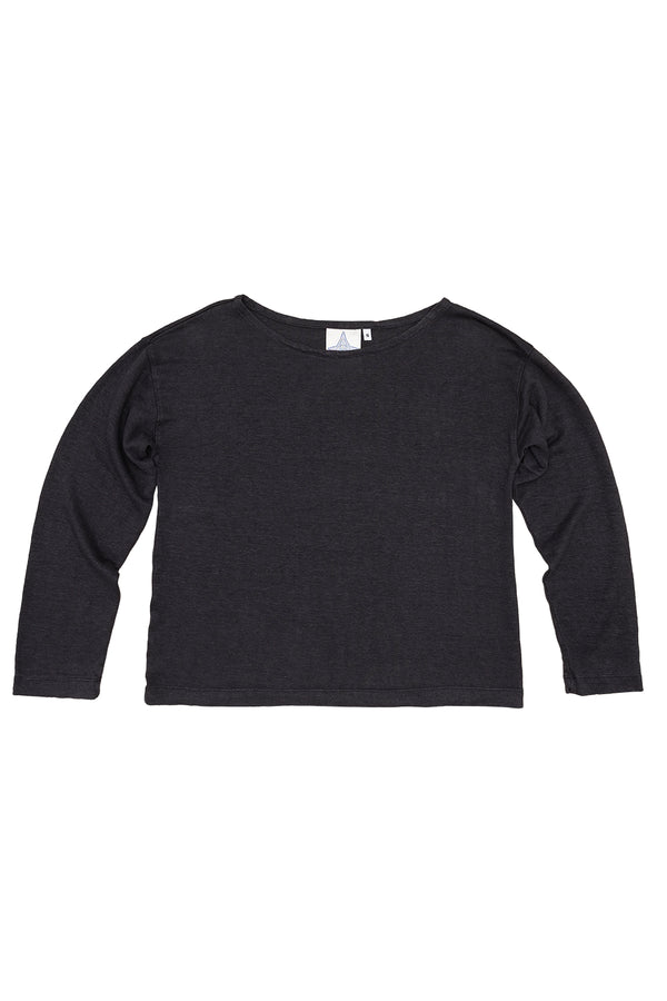Breton Long Sleeve Tee | Jungmaven Hemp Clothing & Accessories / Color: Black