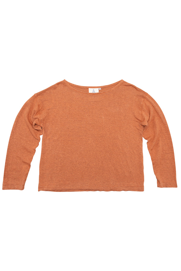 Breton Long Sleeve Tee | Jungmaven Hemp Clothing & Accessories / Color: Pumpkin Spice