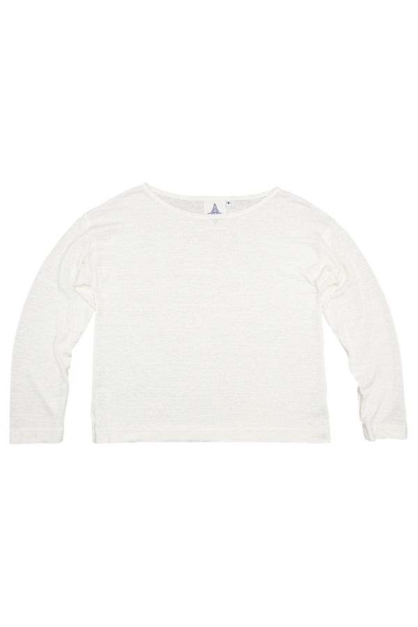 Breton Long Sleeve Tee | Jungmaven Hemp Clothing & Accessories / Color: Washed White