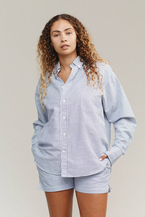 Catalina Button Down Shirt | Jungmaven Hemp Clothing & Accessories /model_desc: Paige is 5’8” wearing M