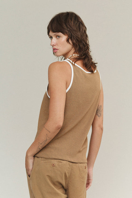 Calobo Mesh Tank - Sale Colors | Jungmaven Hemp Clothing & Accessories / Color: