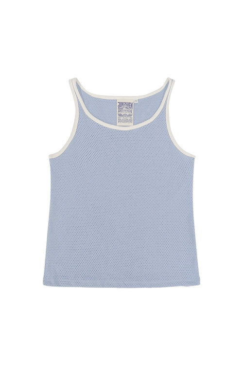 Calobo Mesh Tank - Sale Colors | Jungmaven Hemp Clothing & Accessories / Color: Coastal Blue