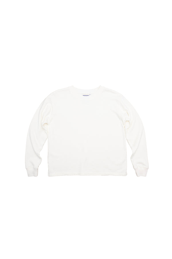 Campfire Fleece Sweatshirt | Jungmaven Hemp Clothing & Accessories / Color: Washed White