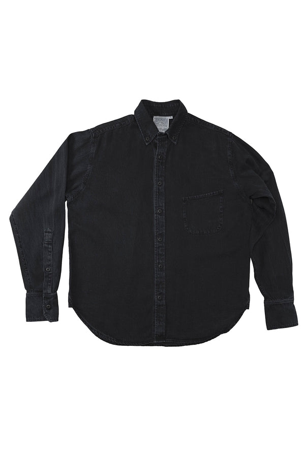 Catalina Button Down Shirt | Jungmaven Hemp Clothing & Accessories / Color: Black Indigo