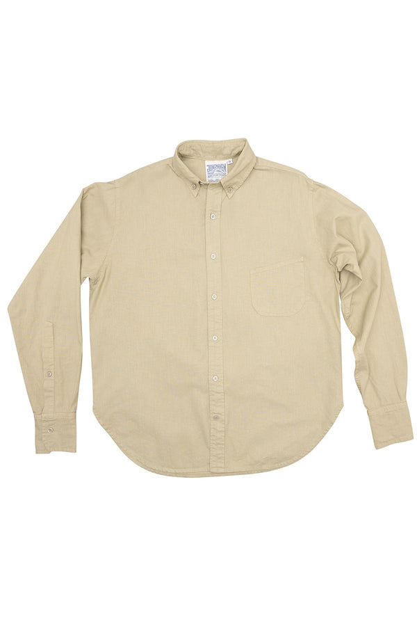 Catalina Button Down Shirt | Jungmaven Hemp Clothing & Accessories / Color: Desert Khaki