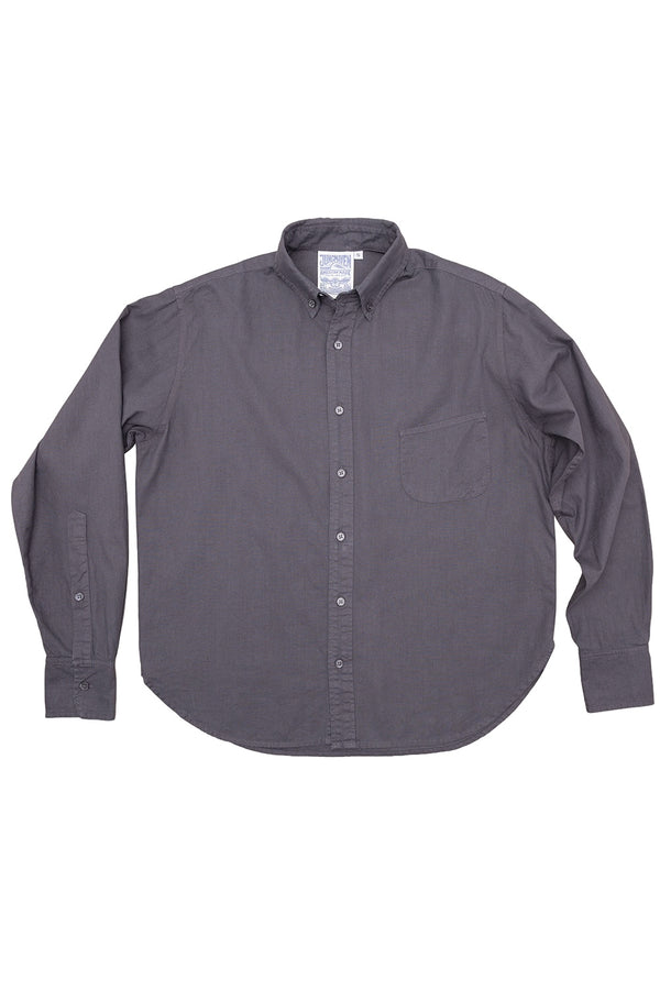 Catalina Button Down Shirt | Jungmaven Hemp Clothing & Accessories / Color: Diesel Gray