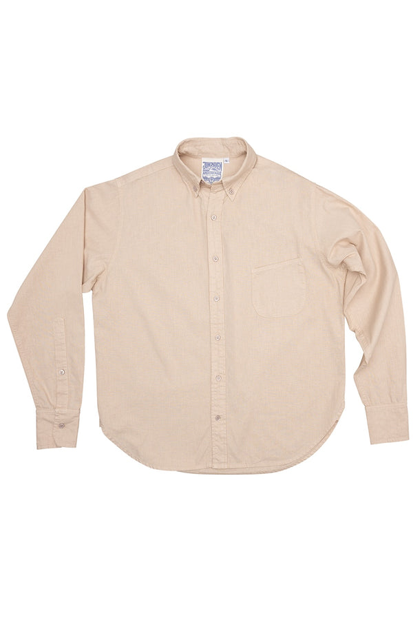 Catalina Button Down Shirt | Jungmaven Hemp Clothing & Accessories / Color: Stucco Beige