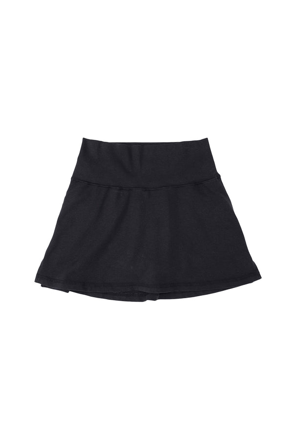 Court Skort | Jungmaven Hemp Clothing & Accessories / Color: Black