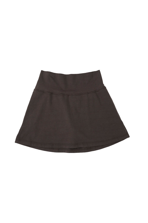 Court Skort | Jungmaven Hemp Clothing & Accessories / Color: Coffee Bean