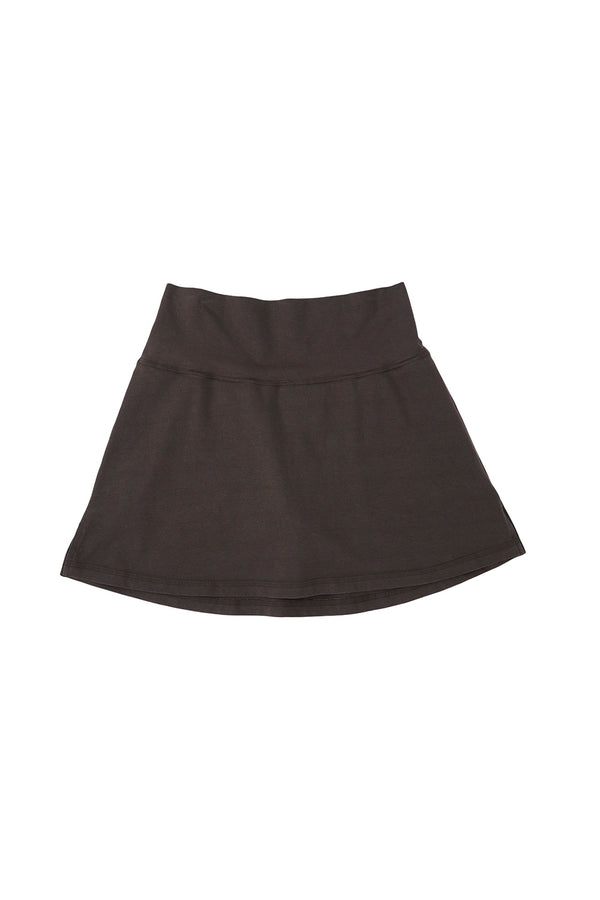 Court Skort | Jungmaven Hemp Clothing & Accessories / Color: Coffee Bean
