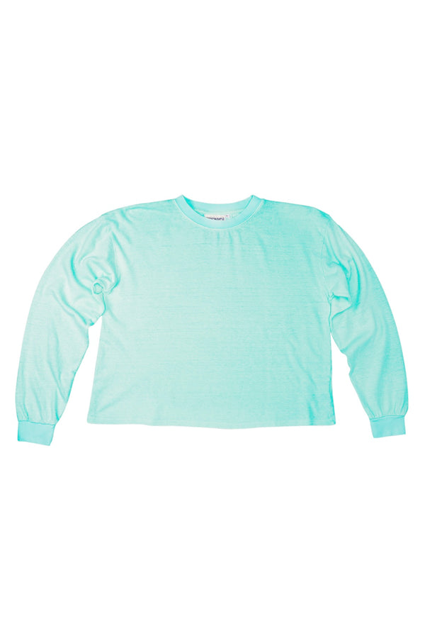 Cropped Long Sleeve Tee | Jungmaven Hemp Clothing & Accessories / Color: Yucca