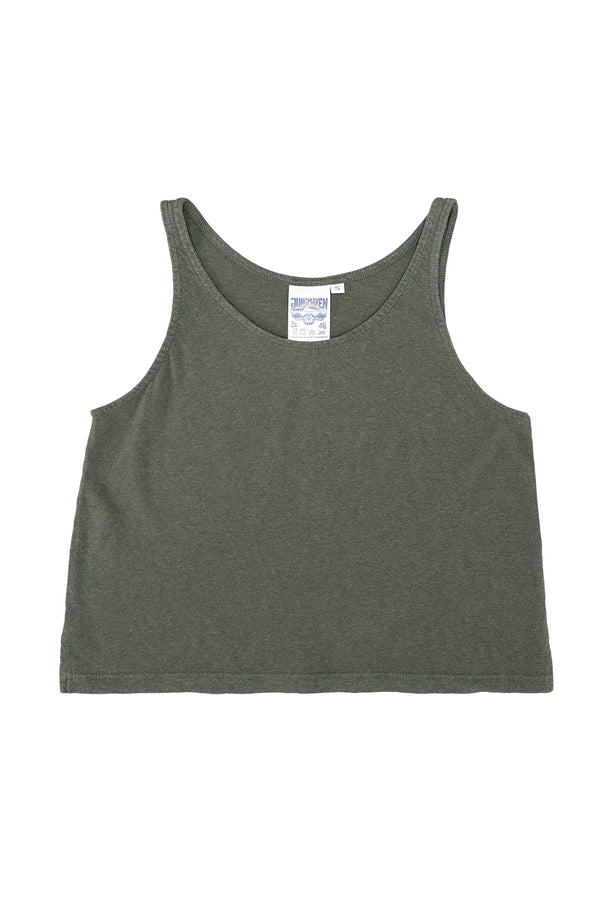 Cropped Tank | Jungmaven Hemp Clothing & Accessories / Color: Olive Green