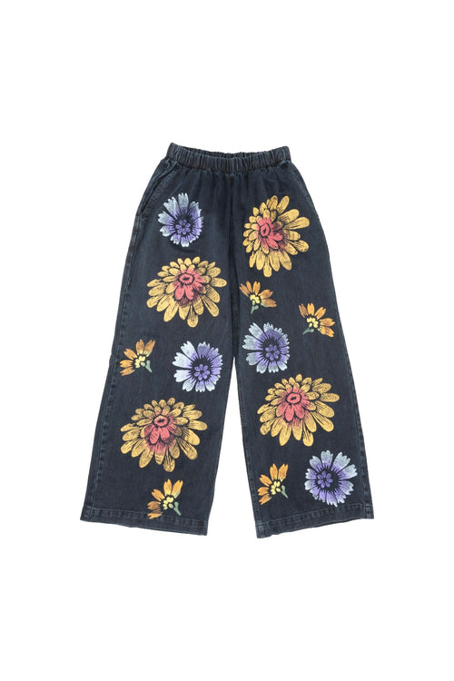 Dahlia Disco Denim Pant | Jungmaven Hemp Clothing & Accessories / Color: Black Indigo