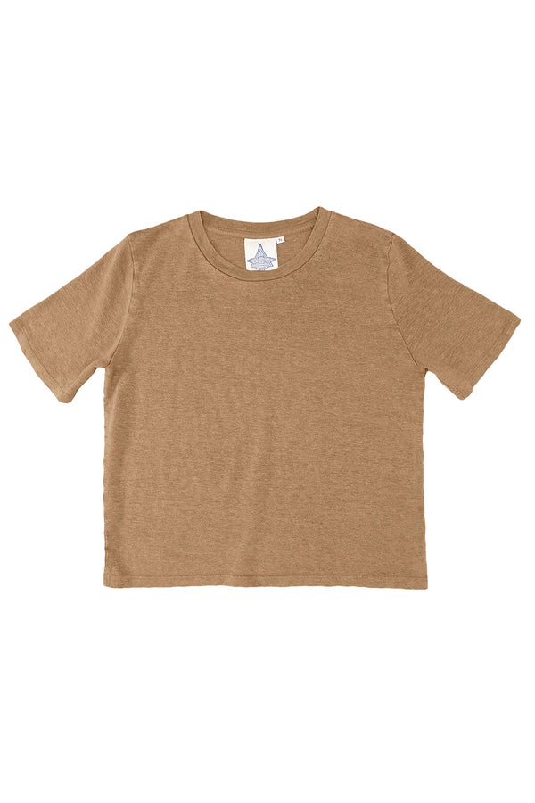 Dakota - 100% Hemp Cropped Tee | Jungmaven Hemp Clothing & Accessories / Color: Coyote