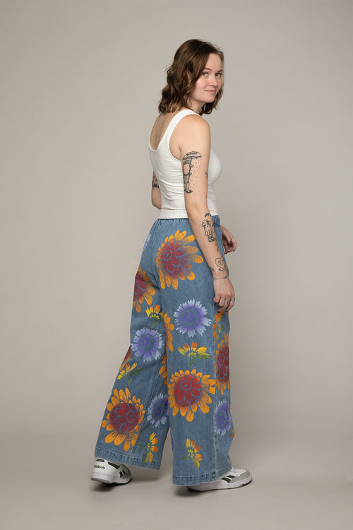 Dahlia Denim Disco Pant