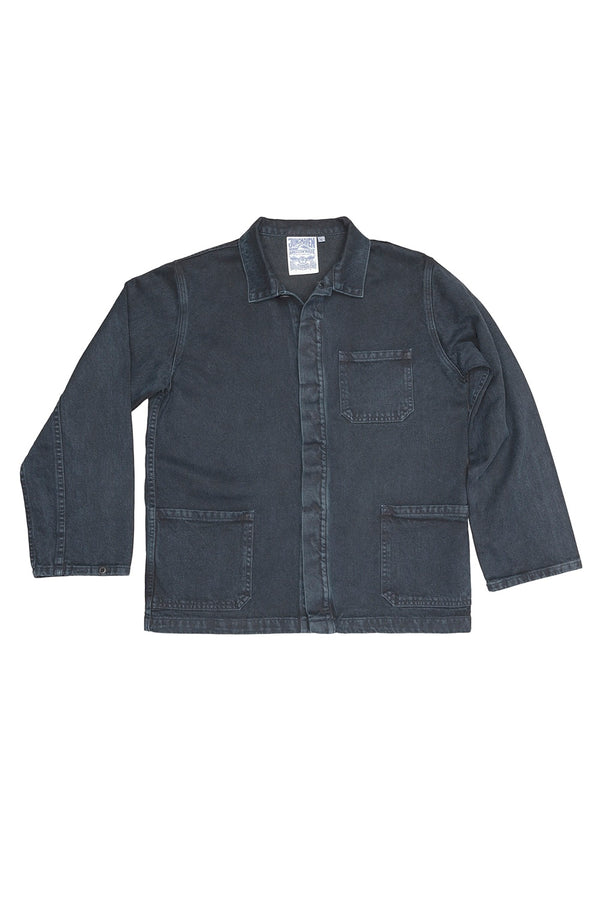 Denim Olympic Jacket | Jungmaven Hemp Clothing & Accessories / Color: Black Indigo