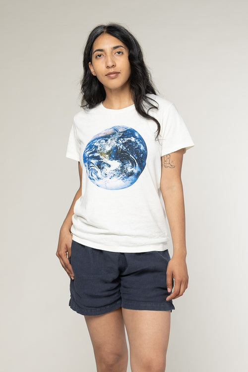 Earth Lorel Tee | Jungmaven Hemp Clothing & Accessories / model_desc: Davina is 5’7” wearing S