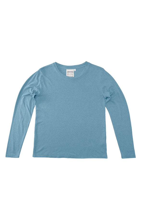 Encanto Long Sleeve Tee - Sale Colors | Jungmaven Hemp Clothing & Accessories / Color: Blue Heaven