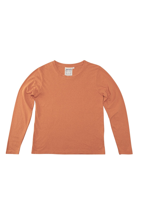 Encanto Long Sleeve Tee - Sale Colors | Jungmaven Hemp Clothing & Accessories / Color: Burnt Orange