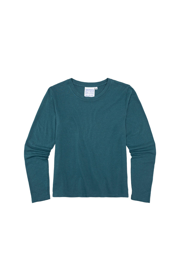 Encanto Long Sleeve Tee | Jungmaven Hemp Clothing & Accessories / Color: Deep Teal