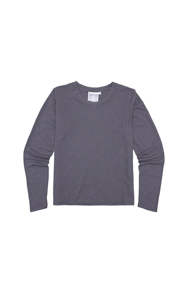 Encanto Long Sleeve Tee | Jungmaven Hemp Clothing & Accessories / Color: Diesel Gray