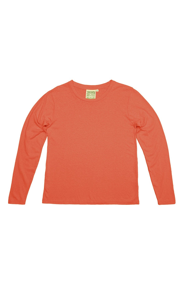 Encanto Long Sleeve Tee - Sale Colors | Jungmaven Hemp Clothing & Accessories / Color: Poppy Red