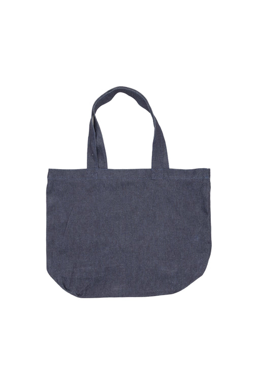 Denim Daily Tote | Jungmaven Hemp Clothing & Accessories / Color: Dark Denim