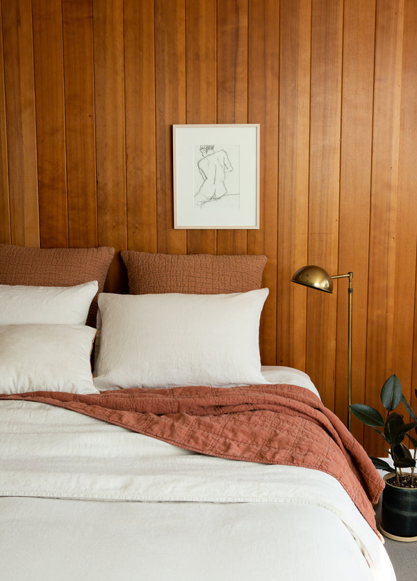 Evenfall Duvet Cover | Jungmaven Hemp Clothing & Accessories Color: Natural