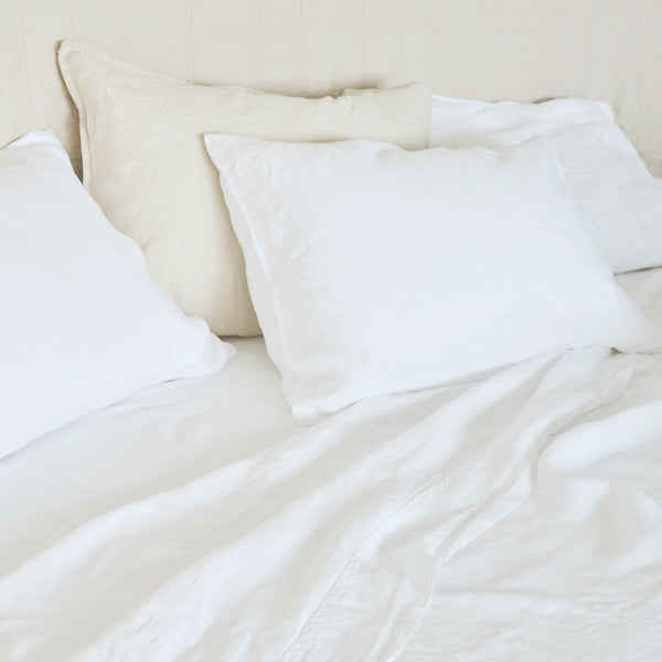 Evenfall Sheets | Jungmaven Hemp Clothing & Accessories / Color: Washed White