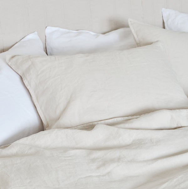 Evenfall Duvet Cover & Shams | Jungmaven Hemp Clothing & Accessories Color: Natural