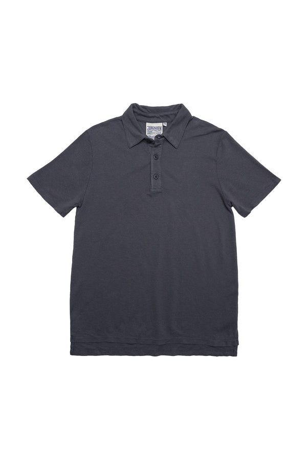 Fields Polo | Jungmaven Hemp Clothing & Accessories / Color: Diesel Gray