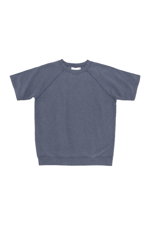 Heathered Magnuson Short Sleeve Raglan | Jungmaven Hemp Clothing & Accessories / Color: Navy