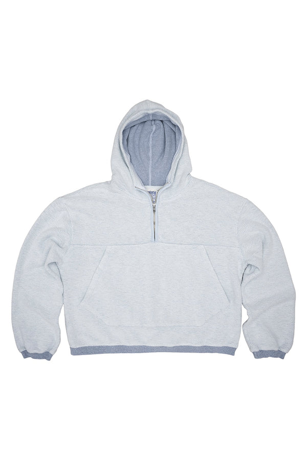 Heathered Osprey Cropped Sweatshirt | Jungmaven Hemp Clothing & Accessories / Color: Rain Washed